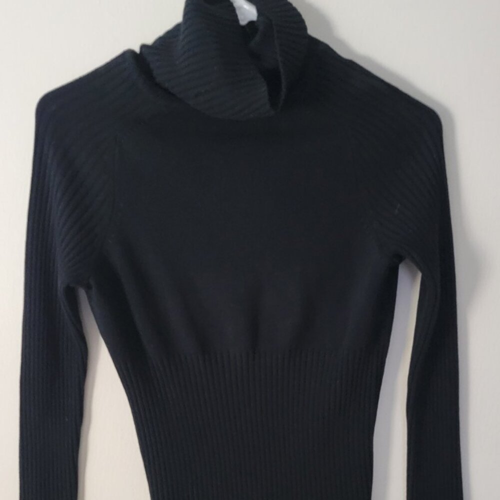 Black Turtleneck Sweater